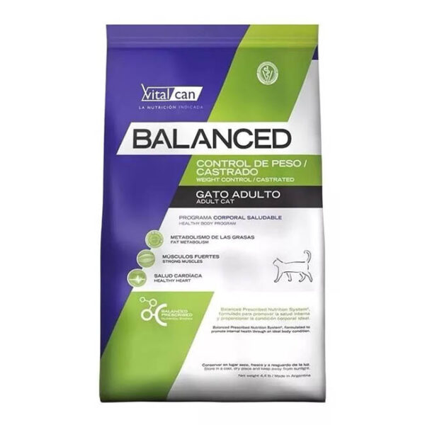 Vitalcan Balanced Control de Peso para Gato Esterilizado