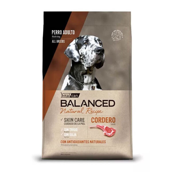 Vitalcan Balanced Natural Recipe Cordero para Perro