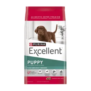 Excellent para Perro Puppy Cachorro Mediano y Grande | 22 kg