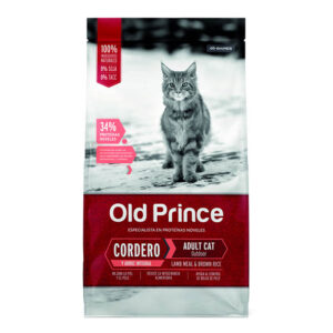 Old Prince Gato Adulto cordero x 3, 7.5 y 8.5kg