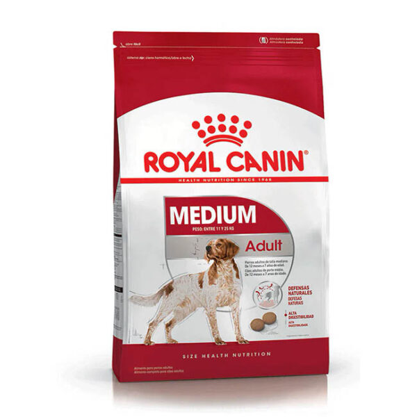 Royal Canin Medium Adulto Alimento Seco para Perro | 3 | 7,5 y 15 kg