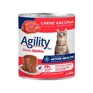 Lata Agility Cat Adulto Carne x 340gr
