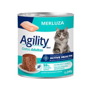 Lata Agility Cat Adulto Merluza x 340gr
