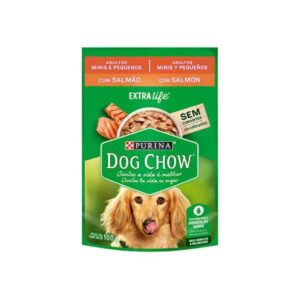 Pouch Dog Chow Adulto Raza Pequeña salmon x 100 gr