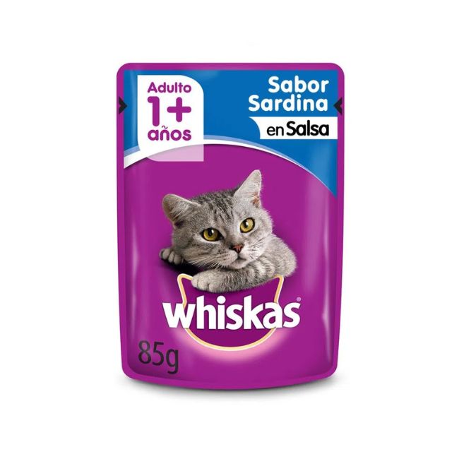Whiskas Sardina en Sobrecito para Gato Adulto