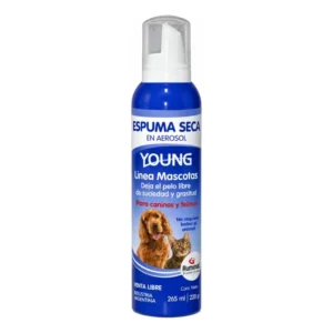 Shampoo de Espuma Seca YOUNG para Mascotas | 265 ml