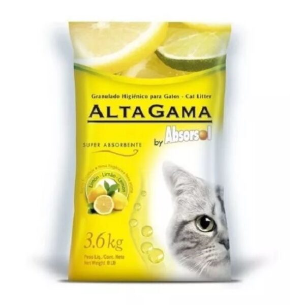 Piedras Sanitarias para Gato Absorsol Limón | 3,6 kg