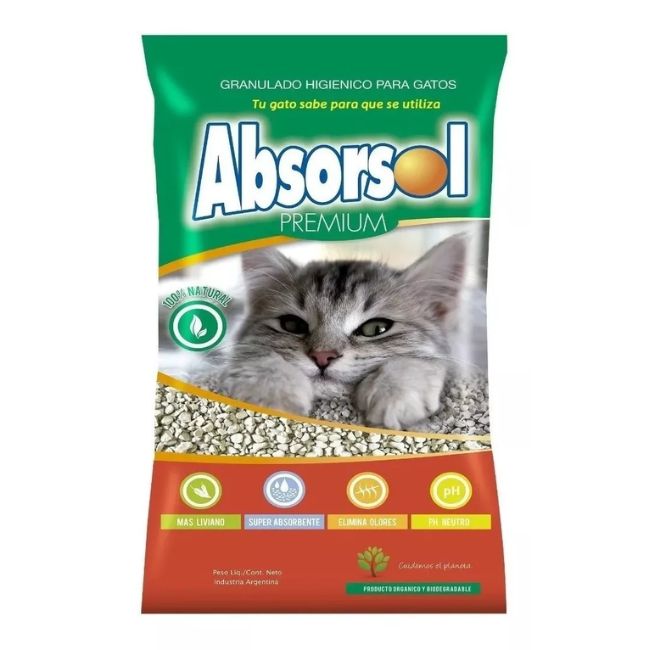 Piedras Sanitarias para Gato Absorsol | 3,6 kg