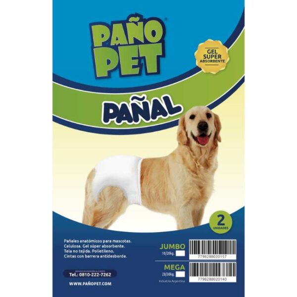 Pañal Paño Pet para Perros - Imagen 2