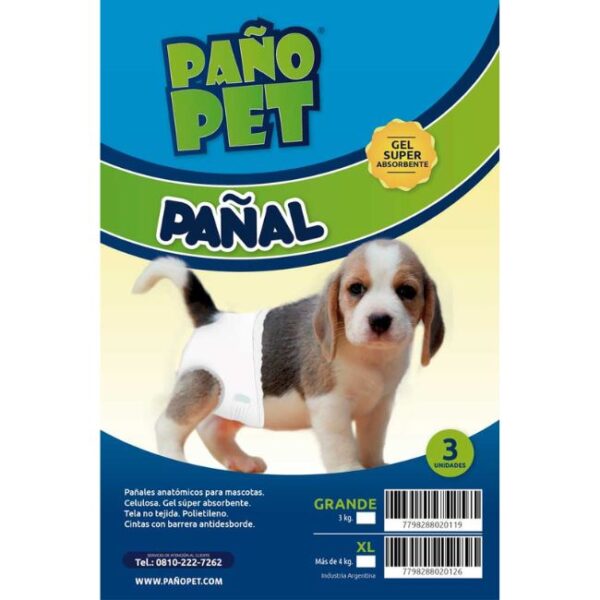 Pañal Paño Pet para Perros