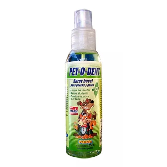 Pet o Dent Limpia Dientes Spray Bucal | 125 cc