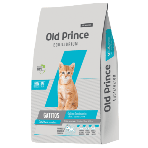 Old Prince Equilibrium Pollo y Arróz para Gatitos