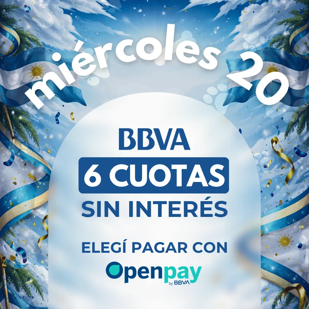 6 cuotas sin interés con BBVA miércoles 20 de mayo del 2026