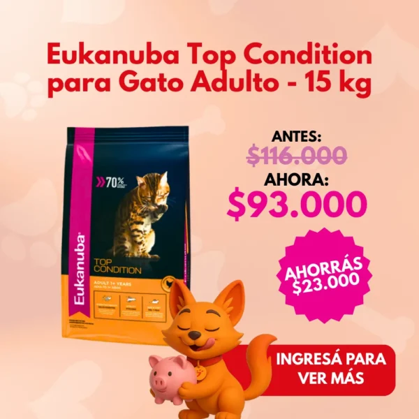 Promo de Eukanuba para Gato Adulto