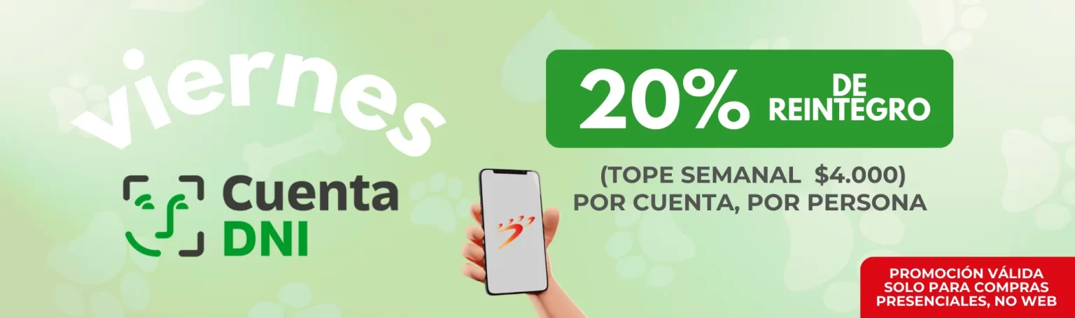 PETS CENTER Promociones bancarias Cuenta DNI Viernes Sucursales