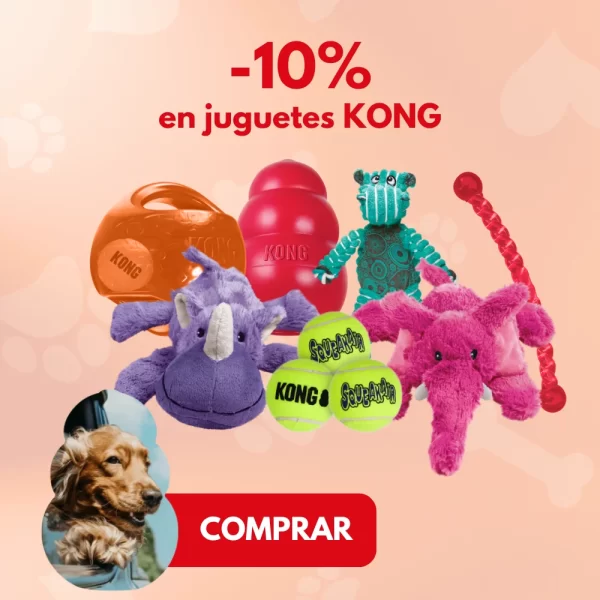 10% de descuento en juguetes Kong