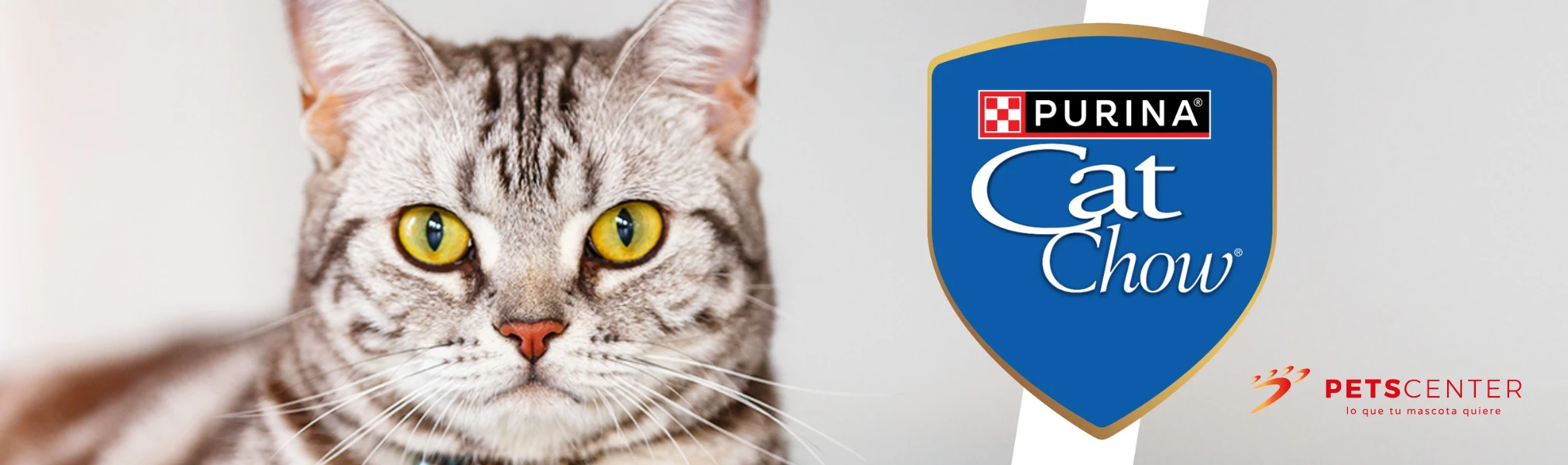 Banner Marca Purina Cat Chow PETS CENTER