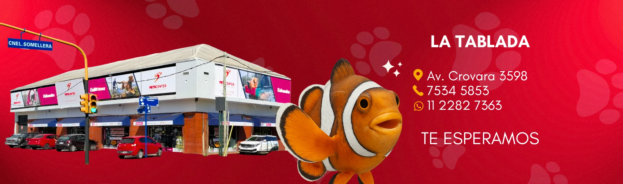 PETS CENTER: Alimento y Accesorios para Mascotas Sucursal La Tablada ubicada en Av. Crovara 3598