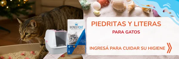 Piedritas, esferas, sílicas, pellets, troquitos y literas bandejas para gato en PETS CENTER