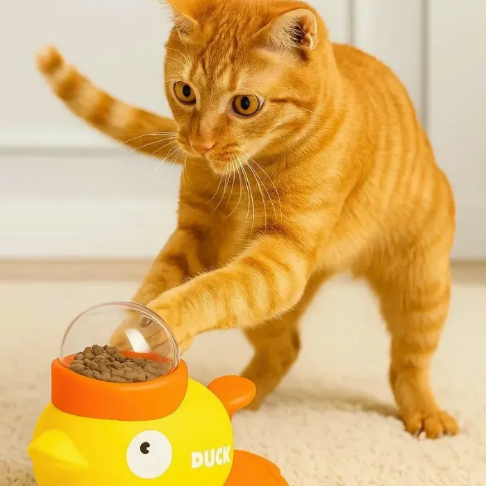 Comedero Dispenser Interactivo para Perros y Gatos
