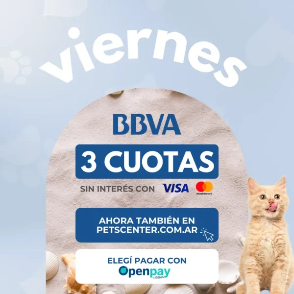 3 cuotas sin interés con BBVA Openpay