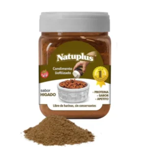 Natuplus Condimento de Hígado para Perros, Gatos y Hurones y Erizos | 250 ml