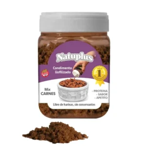 Natuplus Condimento de Mix de Carnes para Perros, Gatos y Hurones y Erizos | 250 ml
