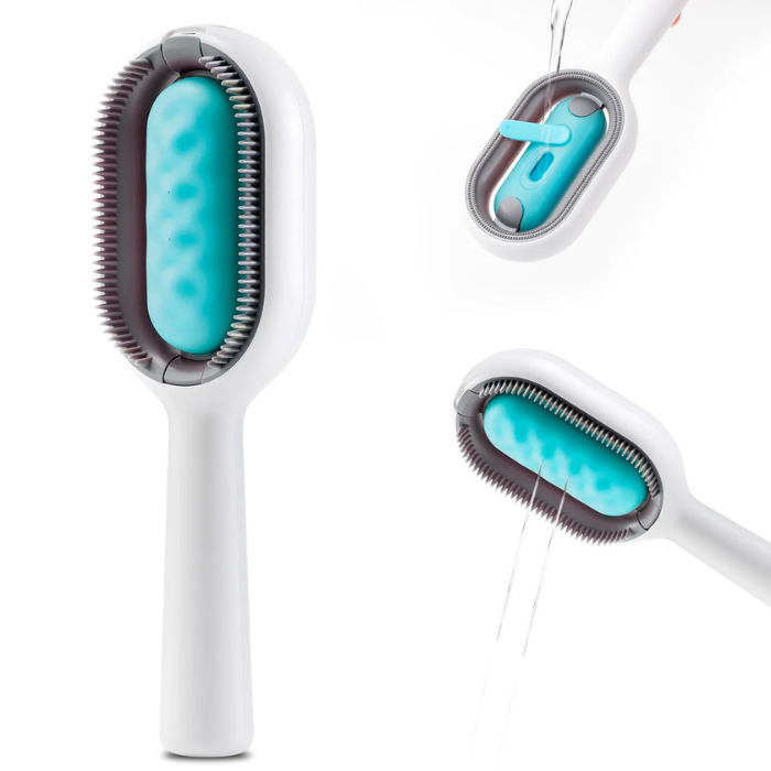 Cepillo con Agua para Pelo Largo Beepaw Brush-E | Celeste o Rosa