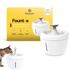Fuente Bebedera Interactiva para Gato Beepaw Fount-E | Blanca