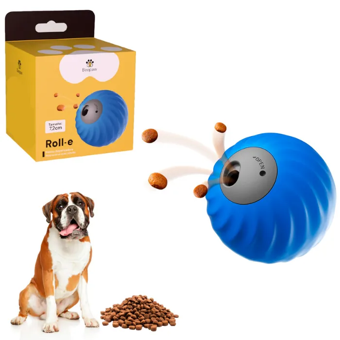 Pelota Inteligente para Snacks Beepaw Roll-E | Naranja o Azul