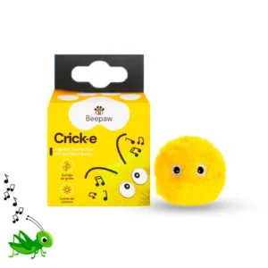 Pelota Peluche con Sonido y Luces Beepaw Crick-E | Amarillo