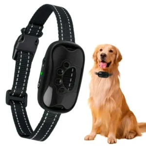 Collar Entrenador Anti Ladrido para Perro con Batería Beepaw | Negro