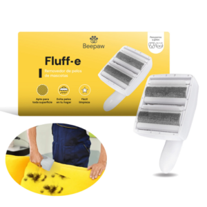 Cepillo Recolector de Pelos Beepaw Fluff-E | Blanco