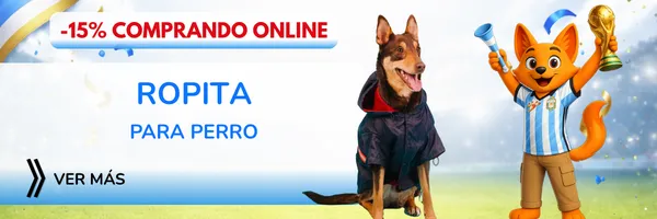 15% de descuento en ropa para perro