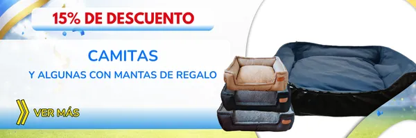 15% de descuento en camas para mascotas