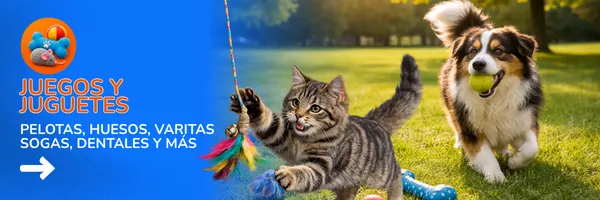 Juegos y juguetes disponibles en PETS CENTER